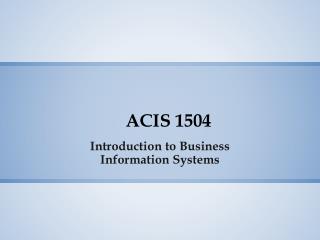 ACIS 1504