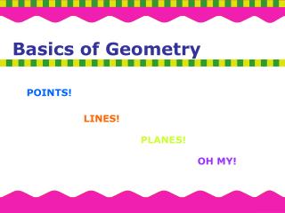 Basics of Geometry