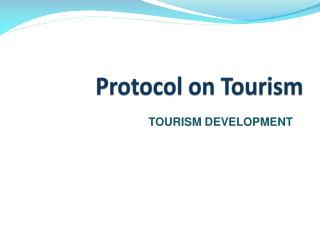 Protocol on Tourism