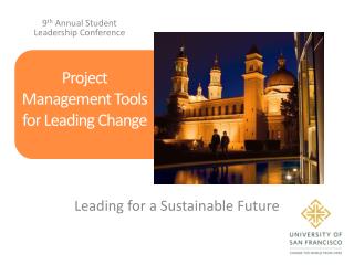 Project Management Tools for Leading Change