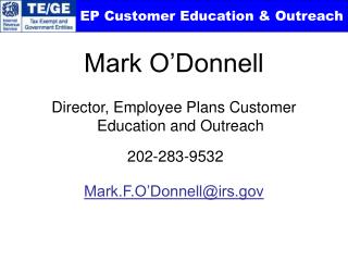 Mark O’Donnell