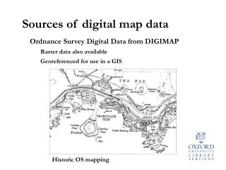 Sources of digital map data