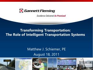 Matthew J. Schiemer , PE August 18, 2011