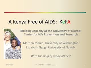 A Kenya Free of AIDS: K e F A