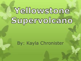 Yellowstone Supervolcano