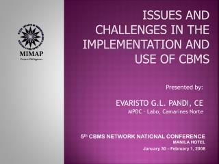 Presented by: EVARISTO G.L. PANDI, CE MPDC – Labo, Camarines Norte