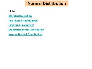 Normal Distribution