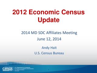 2012 Economic Census Update