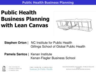 Public Health Business Planning with Lean Canvas