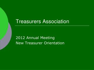 Treasurers Association