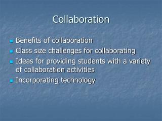 Collaboration