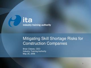 Mitigating Skill Shortage Risks for Construction Companies