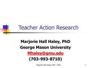 Teacher Action Research