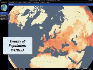 Density of Population: WORLD