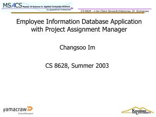Employee Information Database Application with Project Assignment Manager