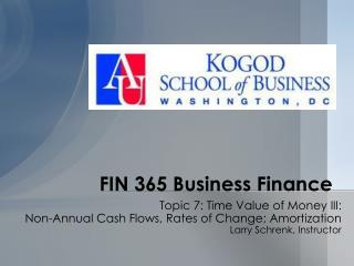 FIN 365 Business Finance