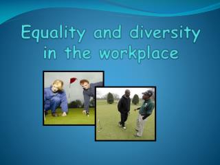 Equality and diversity in the workplace