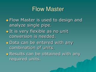 Flow Master