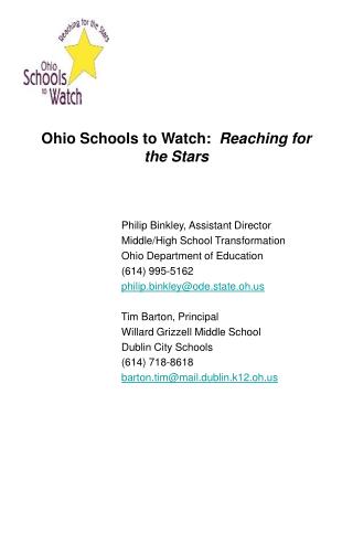 Ohio Schools to Watch: Reaching for the Stars