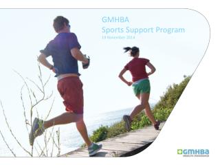 GMHBA Sports Support Program 19 November 2014