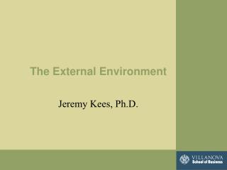 The External Environment