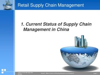 Retail Supply Chain Management