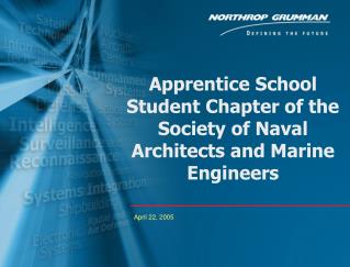 Apprentice School Student Chapter of the Society of Naval Architects and Marine Engineers