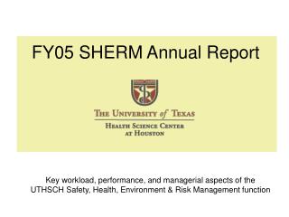 FY05 SHERM Annual Report