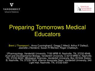 Preparing Tomorrows Medical Educators