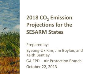 2018 CO 2 Emission Projections for the SESARM States