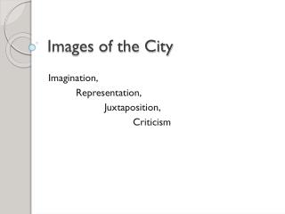 Images of the City