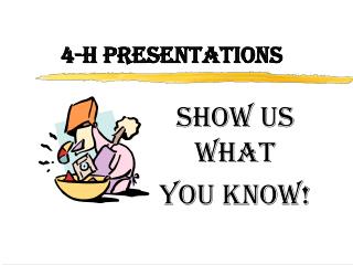 4-H PRESENTATIONS