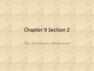 Chapter 9 Section 2