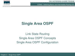 Single Area OSPF