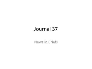 Journal 37