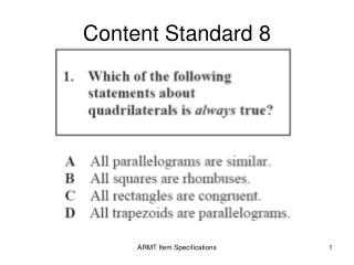 Content Standard 8