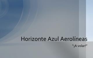 Horizonte Azul Aerolíneas