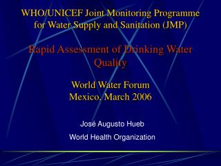José Augusto Hueb World Health Organization