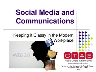 Social Media and Communications