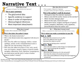 Narrative Text . . .