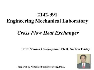 2142-391 Engineering Mechanical Laboratory Cross Flow Heat Exchanger