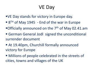 VE Day