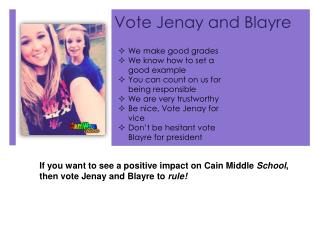 Vote Jenay and Blayre