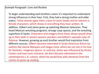 SLA RW Paragraph Details Week 14