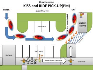 Olney Elementary KISS and RIDE PICK-UP (PM)