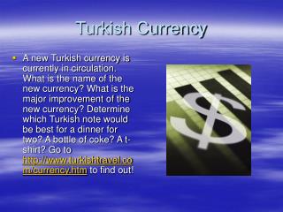 Turkish Currency