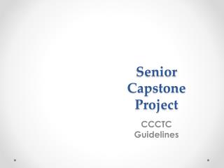 Senior Capstone Project
