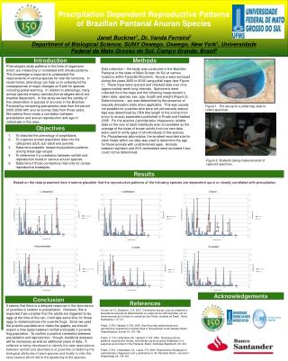 Precipitation Dependent Reproductive Patterns of Brazilian Pantanal Anuran Species