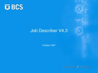 Job Describer V4.3