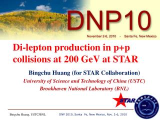 Di-lepton production in p+p collisions at 200 GeV at STAR